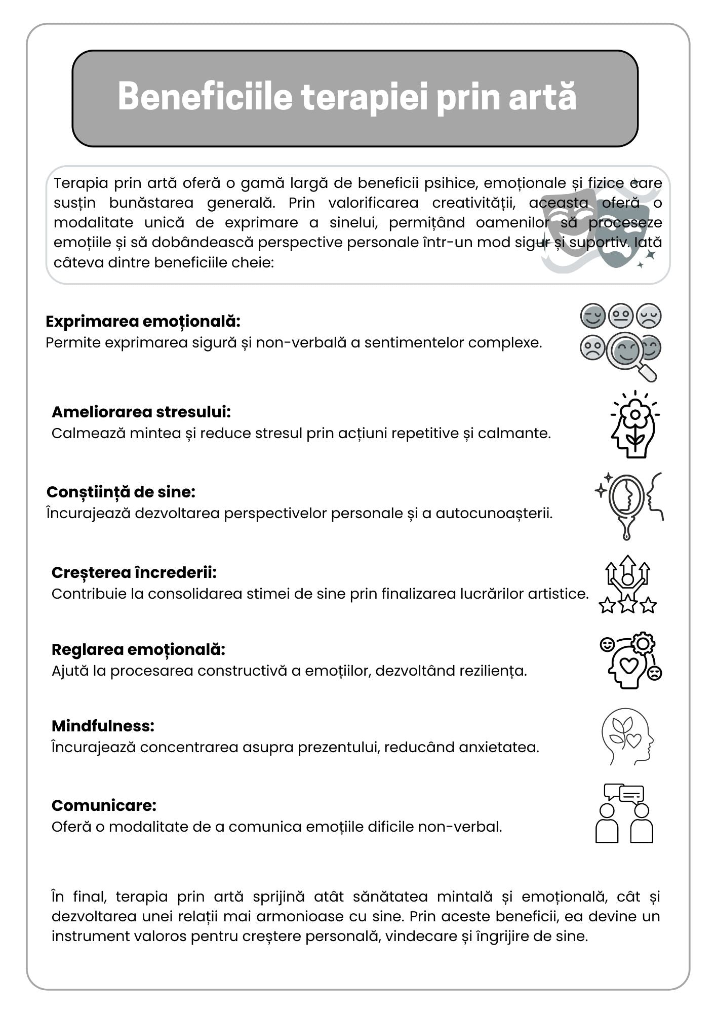 Caiet de Lucru PDF – 116 de Activități Terapeutice pentru Eliberarea Stresului, Anxietății și Reglarea Emoțională