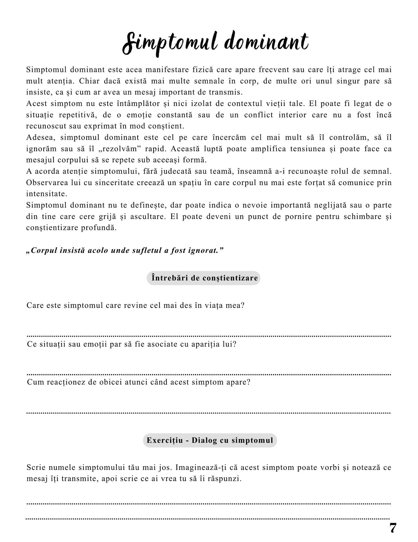 Jurnalul Vindecării Mele PDF – Legătura dintre Bolile Fizice și Cauzele Emoționale, Mentale sau Spirituale
