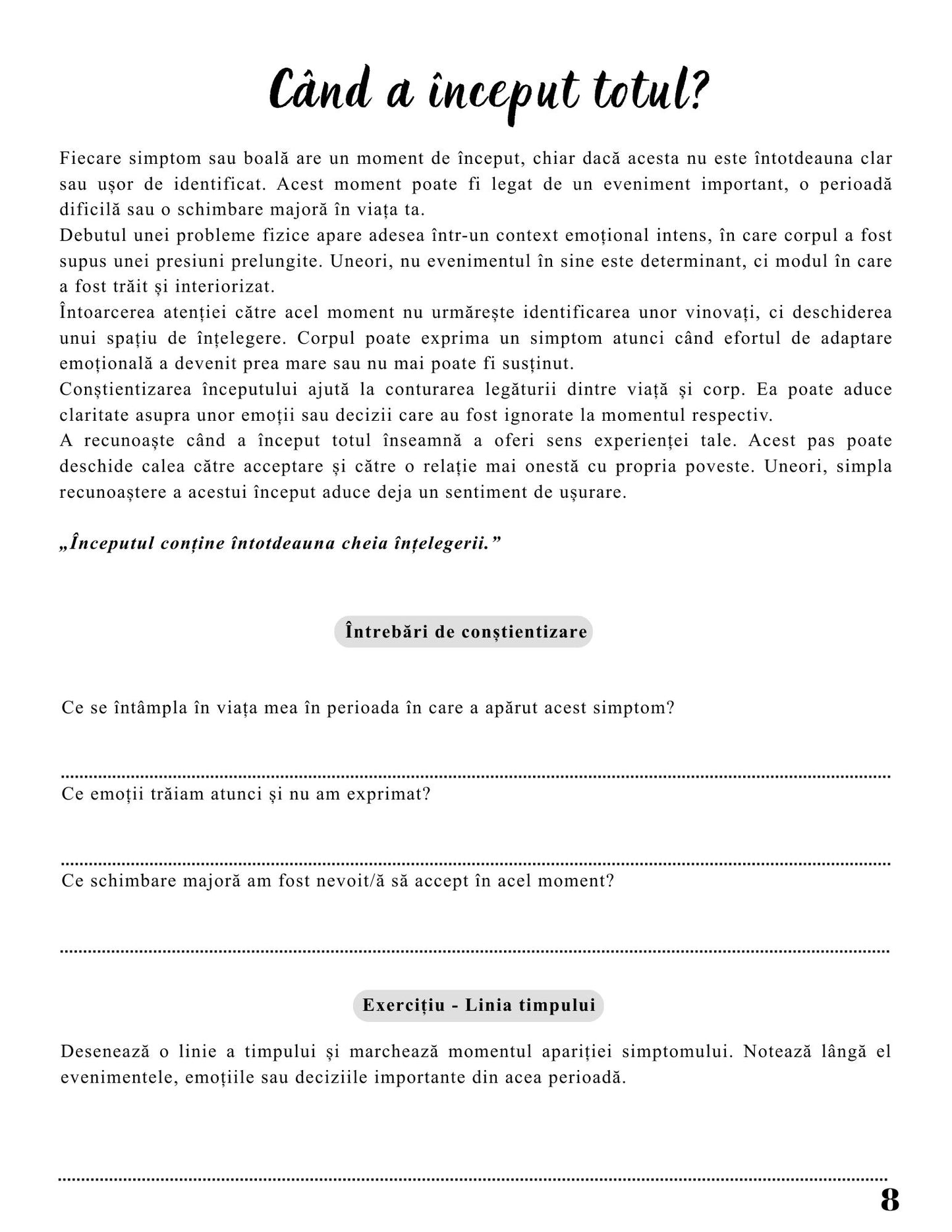 Jurnalul Vindecării Mele PDF – Legătura dintre Bolile Fizice și Cauzele Emoționale, Mentale sau Spirituale