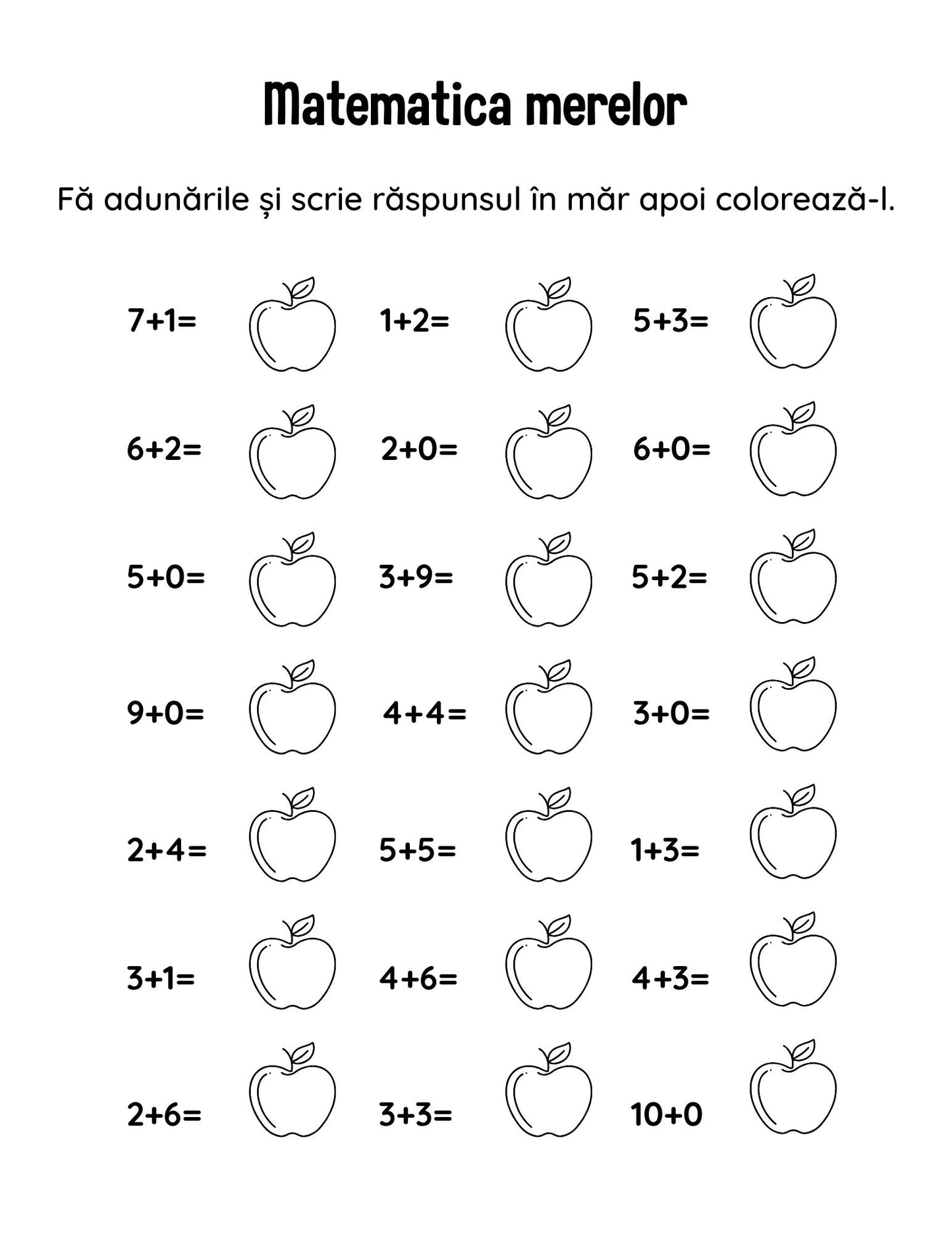 Carte cu Activități – Învață Matematica Prin Joacă și Distracție