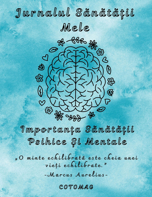 Jurnal sănătate mentală – jurnal pentru echilibru psihic și reducerea stresului