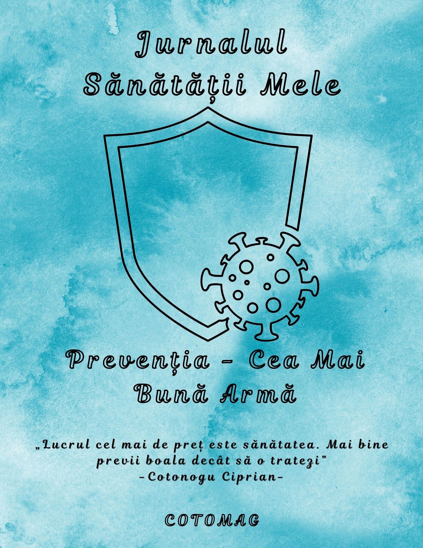 Jurnal sănătate – jurnal pentru prevenție, echilibru și monitorizare zilnică