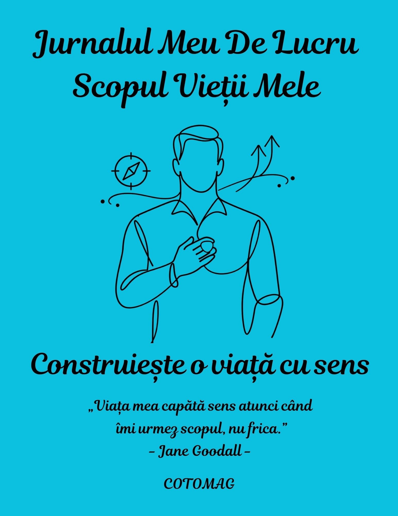 Jurnal dezvoltare personală PDF pentru descoperirea scopului vieții și claritate mentală