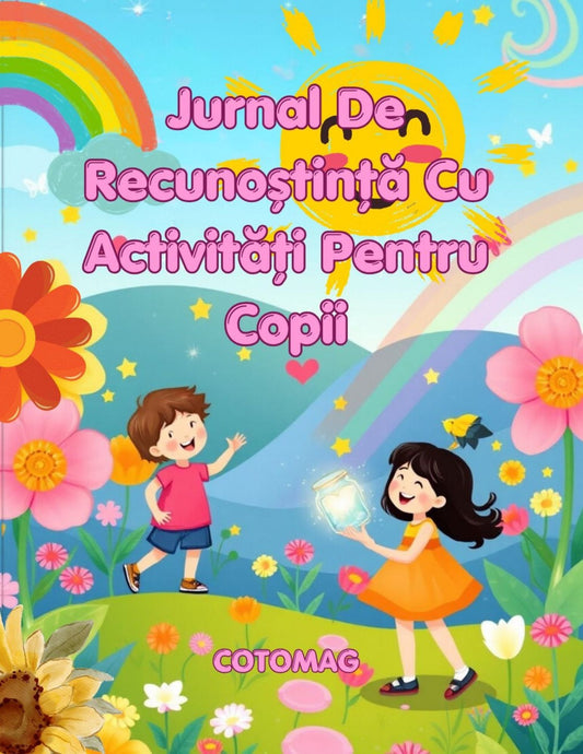 Jurnal De Recunostinta Cu Activitati Pentru Copii / Jocuri Creative Si Educatie / Invatare Interactiva Si Distractiva / Activitati Zilnice / Educatie Emotionala Si Gandire Pozitiva