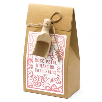 Sare de Baie - Petale de Trandafir si Ulei Ylang