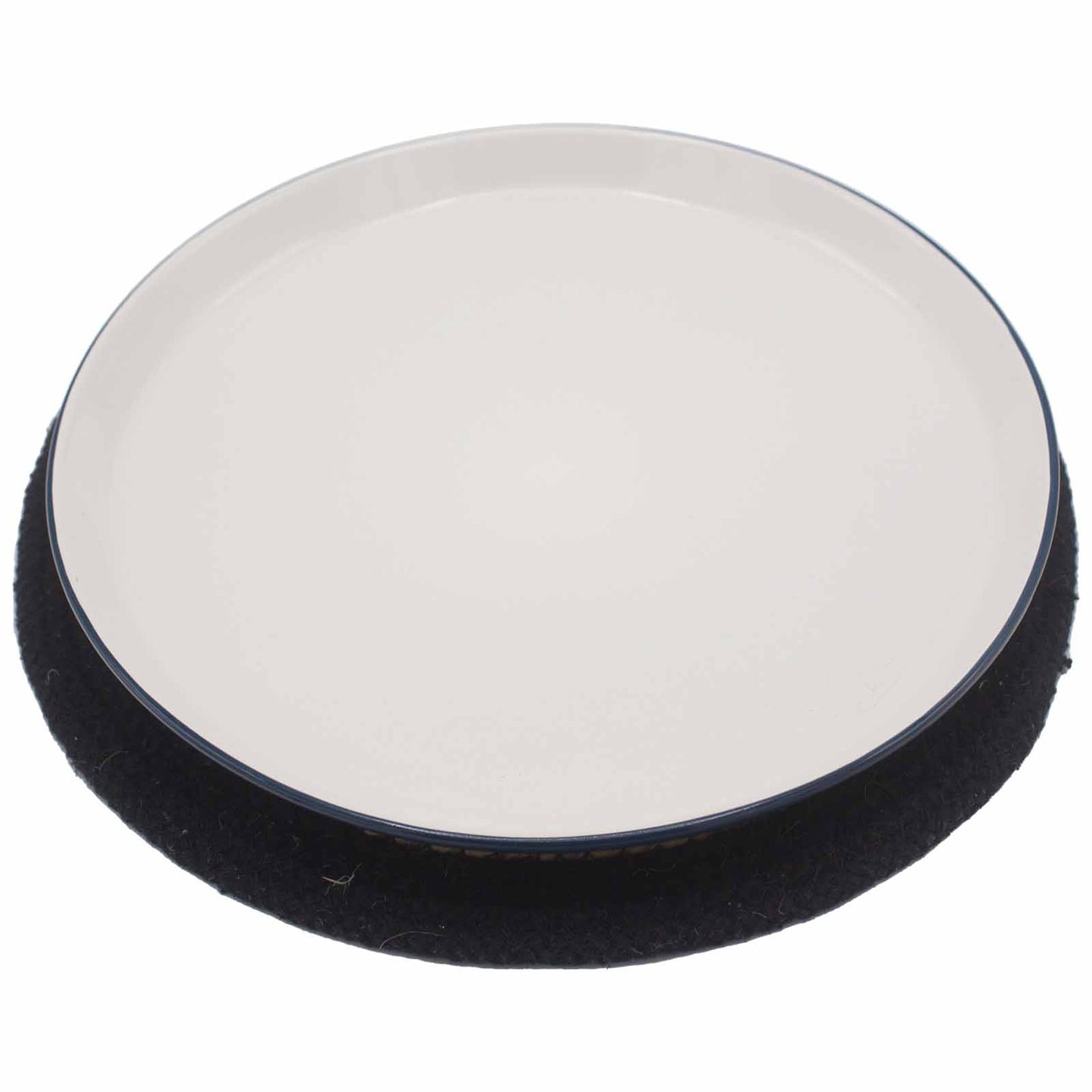 Servet Natural din Iuta si Bumbac - Bordura Neagra 30 cm