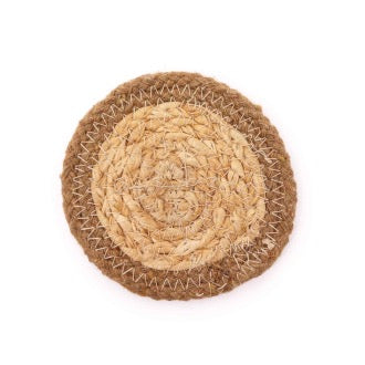 Set 4 Servete Naturale din Iuta si Bumbac 10 cm