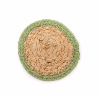 Set 4 Servete Naturale din Iuta si Bumbac 10 cm
