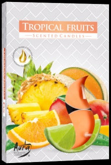Set 6 Lumanari Parfumate - Fructe Tropicale