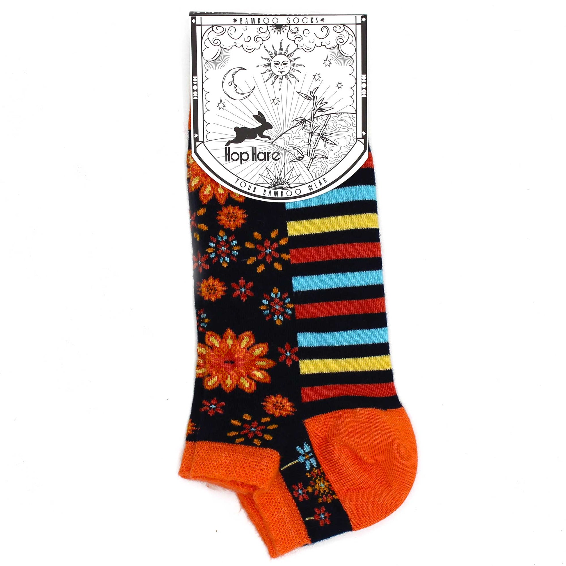 Sosete de Bambus Hop Hare (41-46) - Flori Mandala