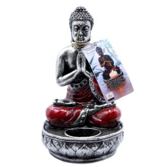 Suport Lumanari Buddha Rosu 