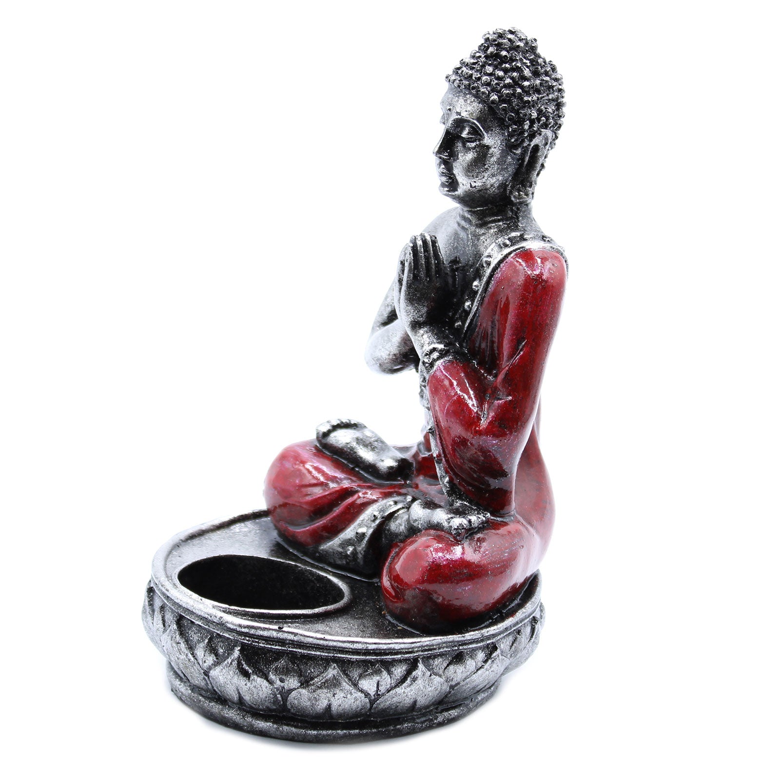 Suport Lumanari Buddha Rosu