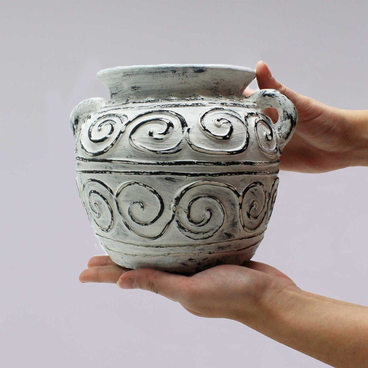 Vaza / Ghiveci Crem 15 cm