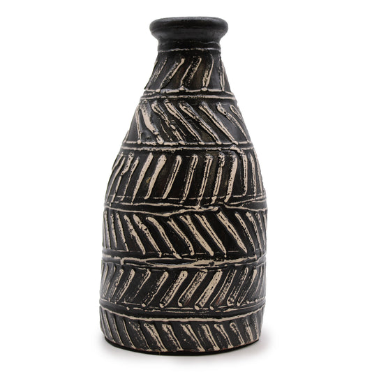 Vaza Conica Negra 32 cm