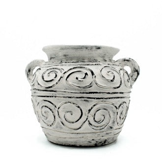 Vaza / Ghivece Crem 15 cm 