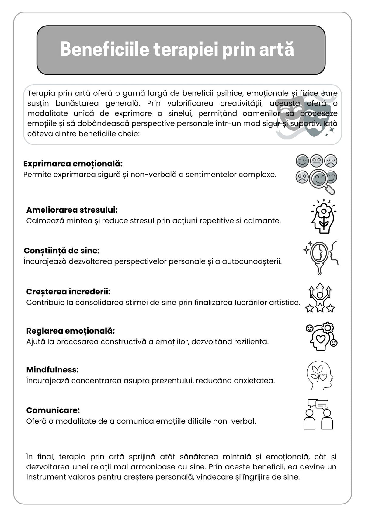 Interior Caiet de Lucru PDF 116 Activități Terapeutice – exerciții pentru reglare emoțională și reducerea stresului, cotomag.ro