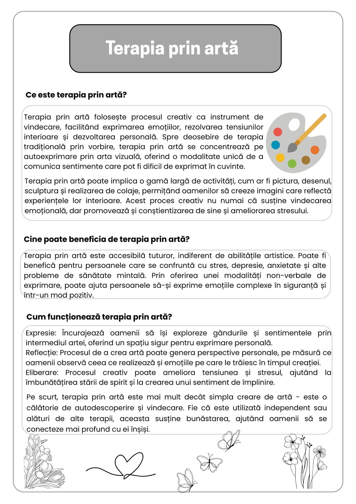 Interior Caiet de Lucru PDF 116 Activități Terapeutice – exerciții pentru reglare emoțională și reducerea stresului, cotomag.ro