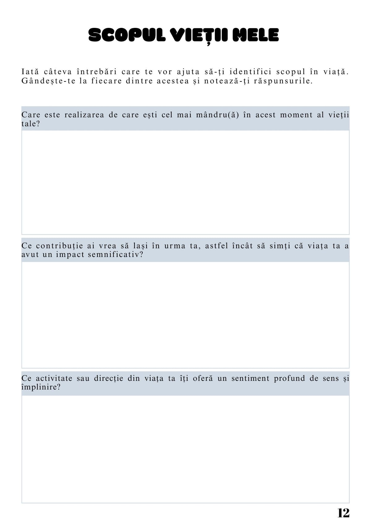 Interior Caiet de Lucru PDF Explorează-ți Pasiunea – exerciții și întrebări pentru descoperirea pasiunilor și direcției personale, cotomag.ro