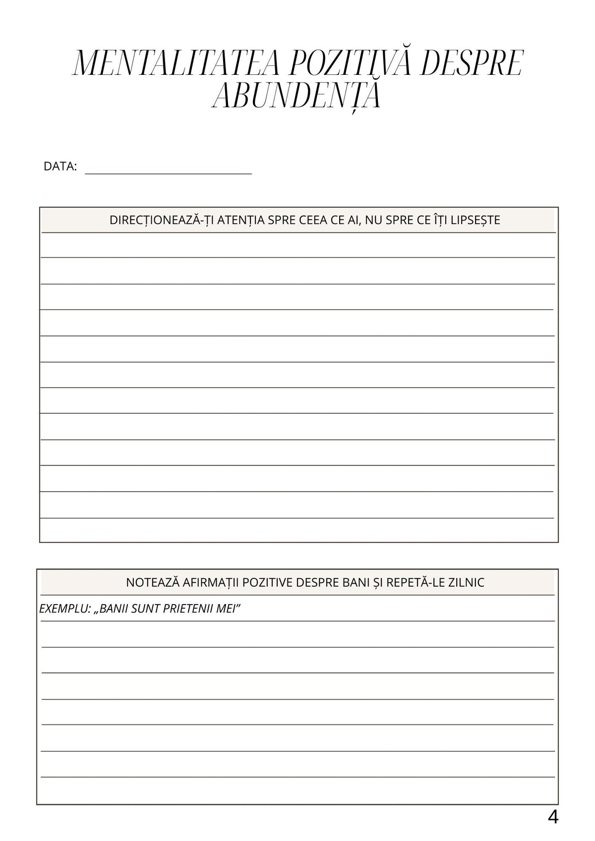 Interior Caietul Meu de Lucru PDF Mentalitate Financiară Prosperă – exerciții pentru identificarea convingerilor limitative, cotomag.ro