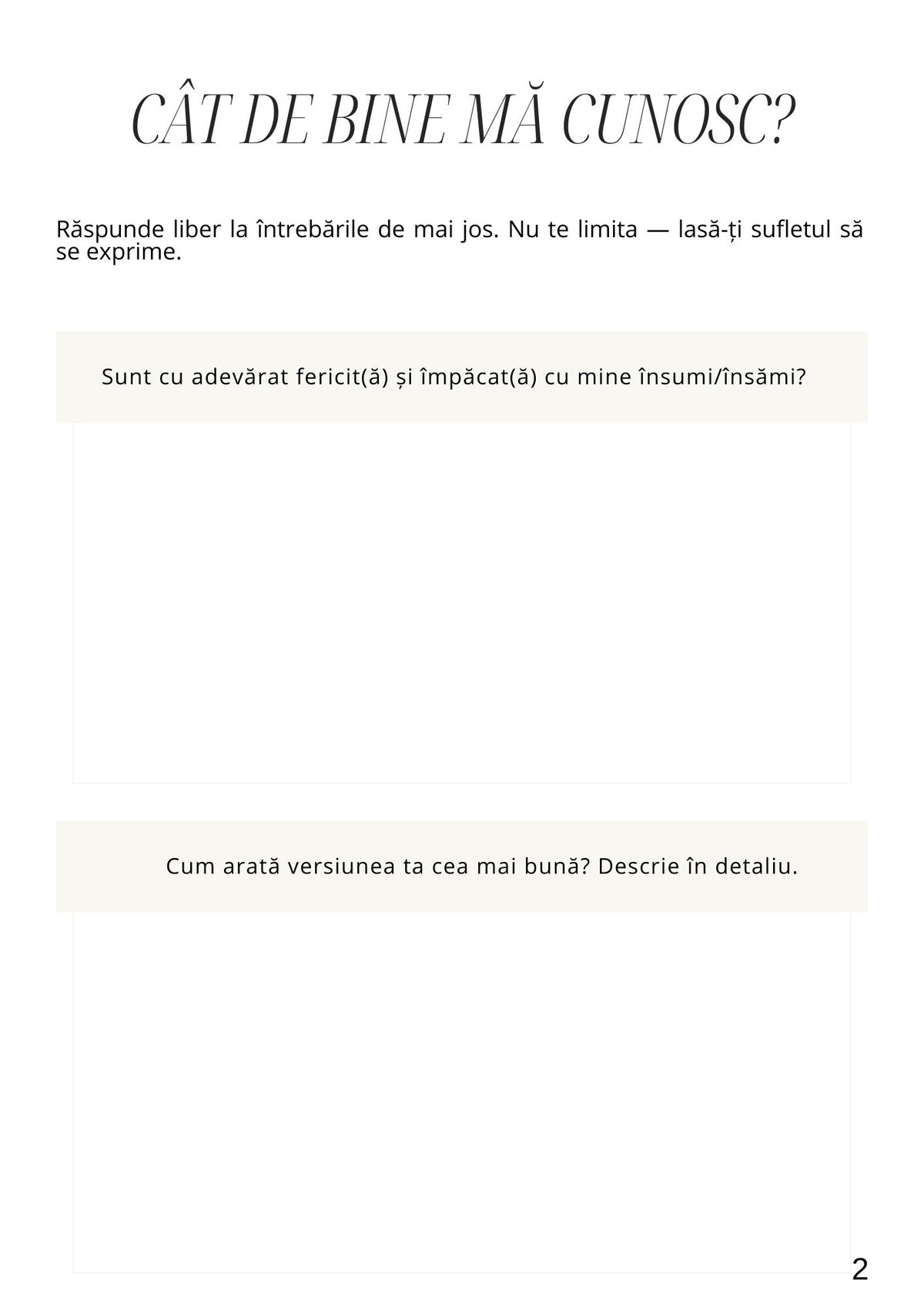 Interior Caietul de Lucru PDF Plan Zilnic pentru Manifestări – exerciții și plan zilnic pentru claritate și acțiune, cotomag.ro