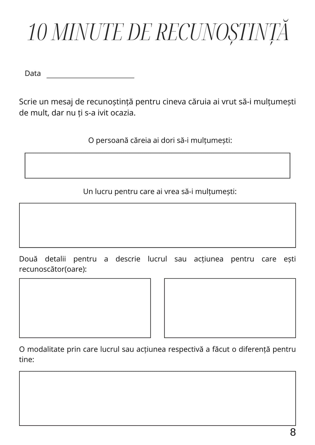 Interior Caietul de Lucru PDF Plan Zilnic pentru Manifestări – exerciții și plan zilnic pentru claritate și acțiune, cotomag.ro