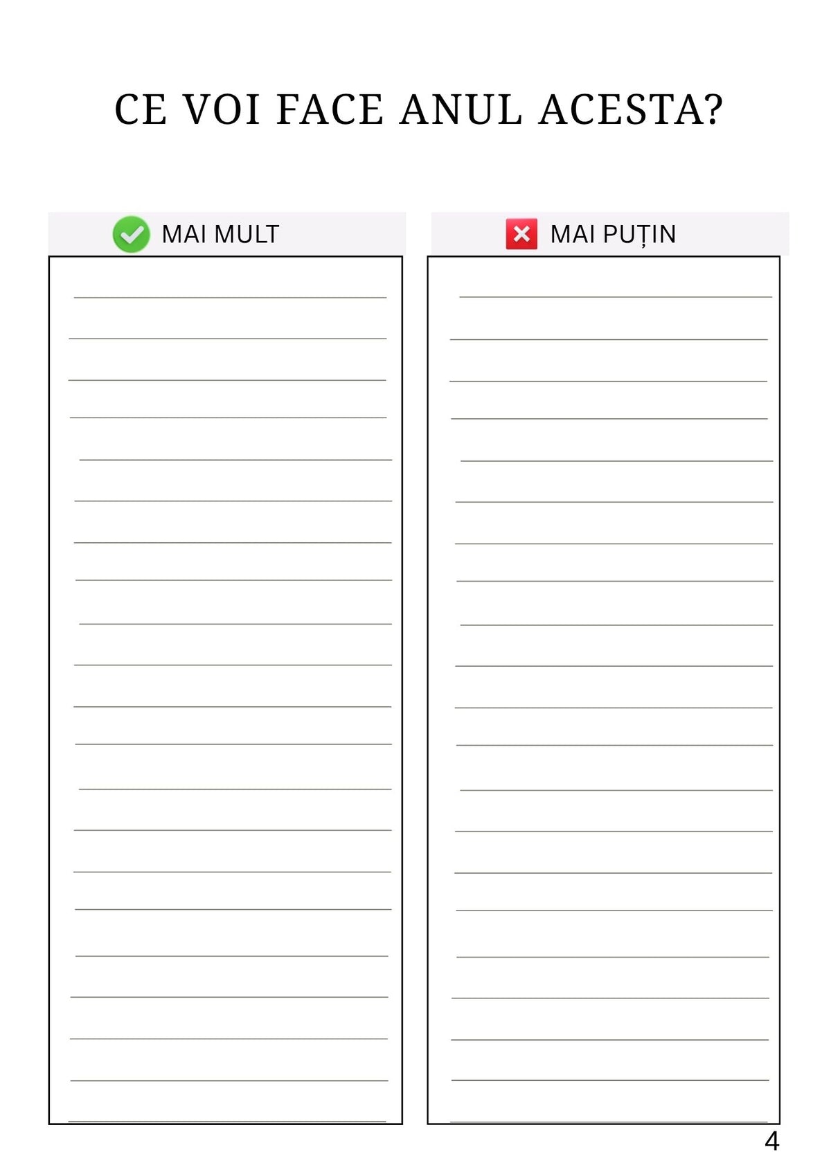 Interior Caietul Meu de Lucru PDF Procesul Meu de Transformare – exerciții și întrebări pentru autocunoaștere și schimbare, cotomag.ro