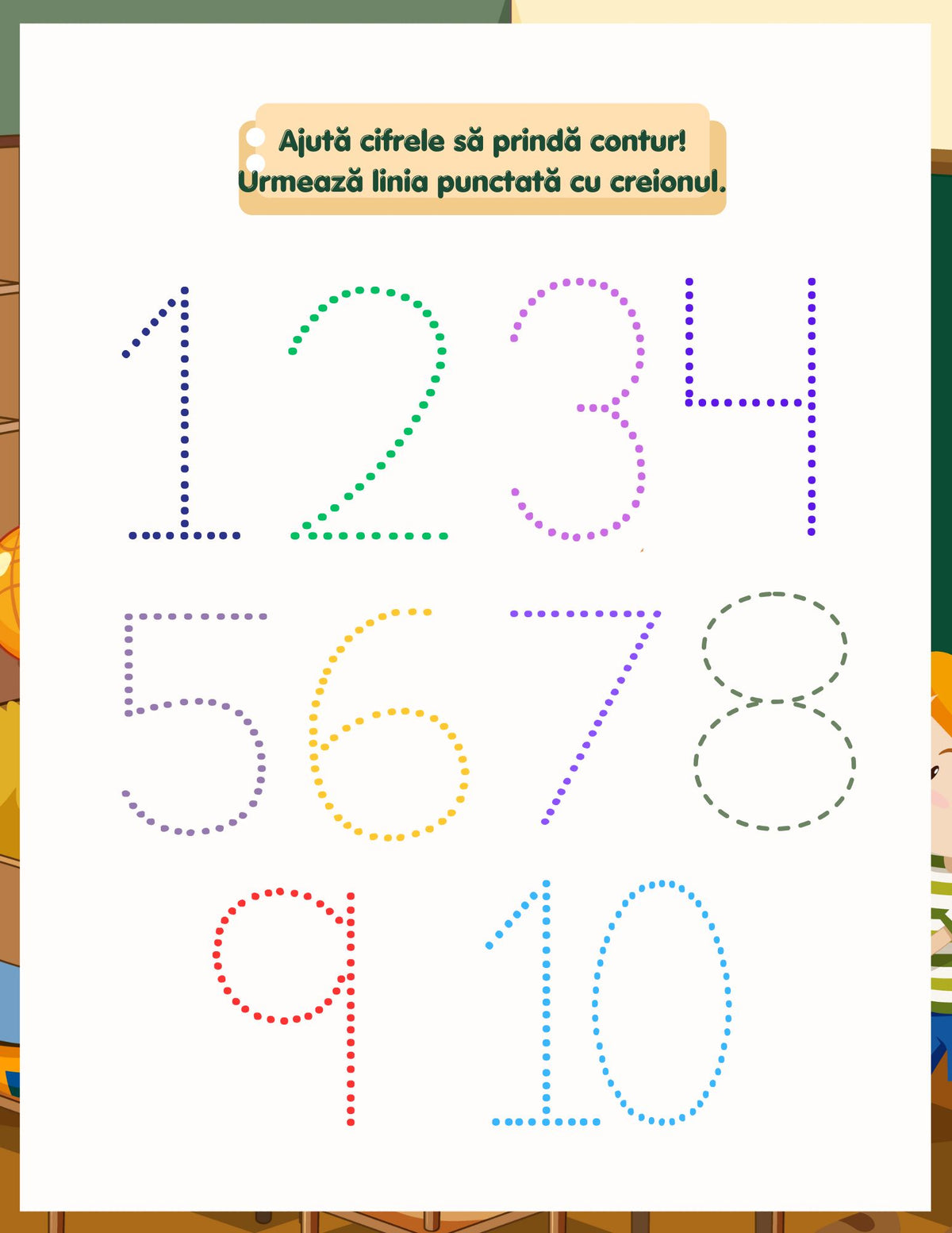 Interior carte PDF cu activități educative și jocuri creative imprimabile pentru atenție și gândire logică – Cotomag