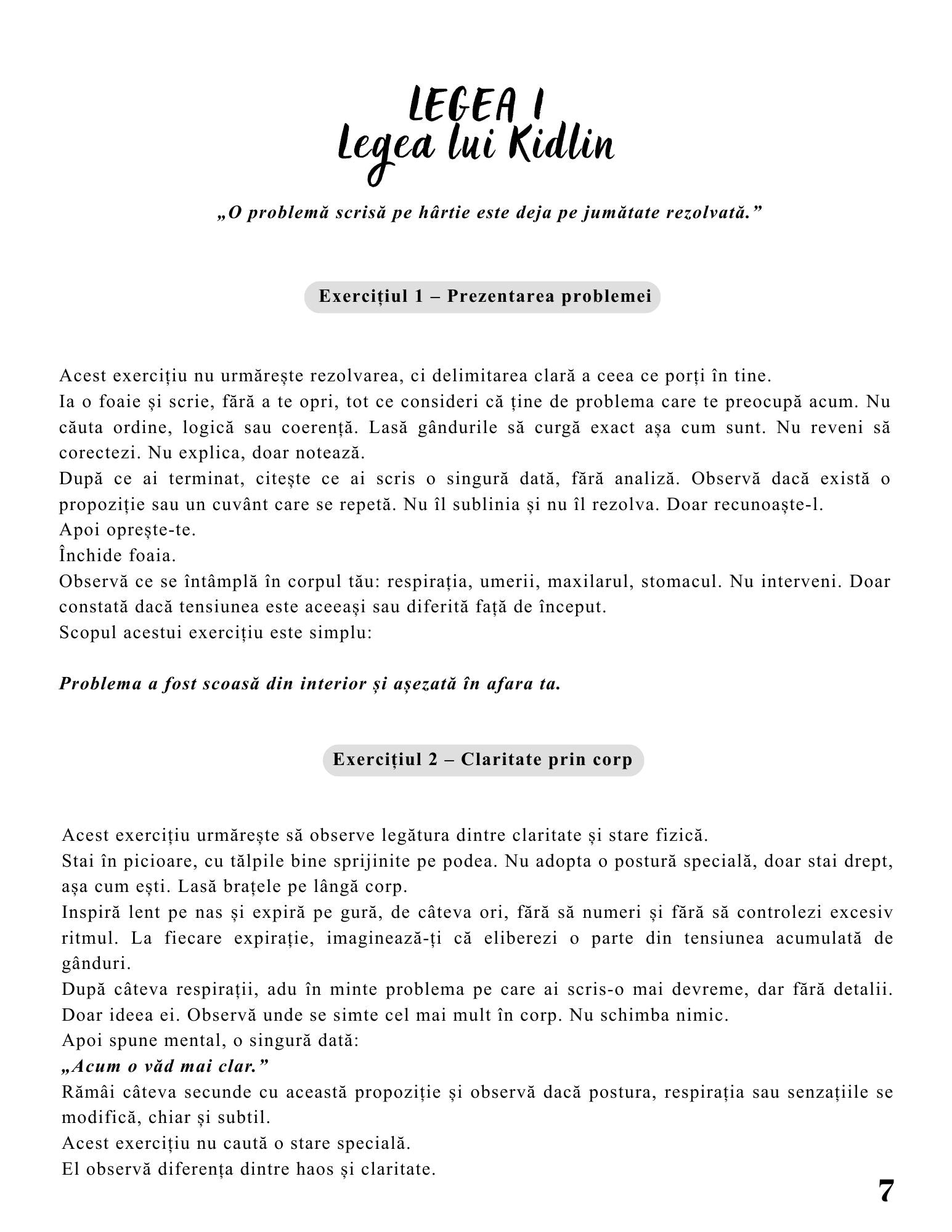 Interior Jurnalul Meu de Conștientizare PDF Cele 10 Legi – exerciții practice și întrebări de reflecție profundă pentru înțelegerea principiilor vieții și conștientizare personală, cotomag.ro