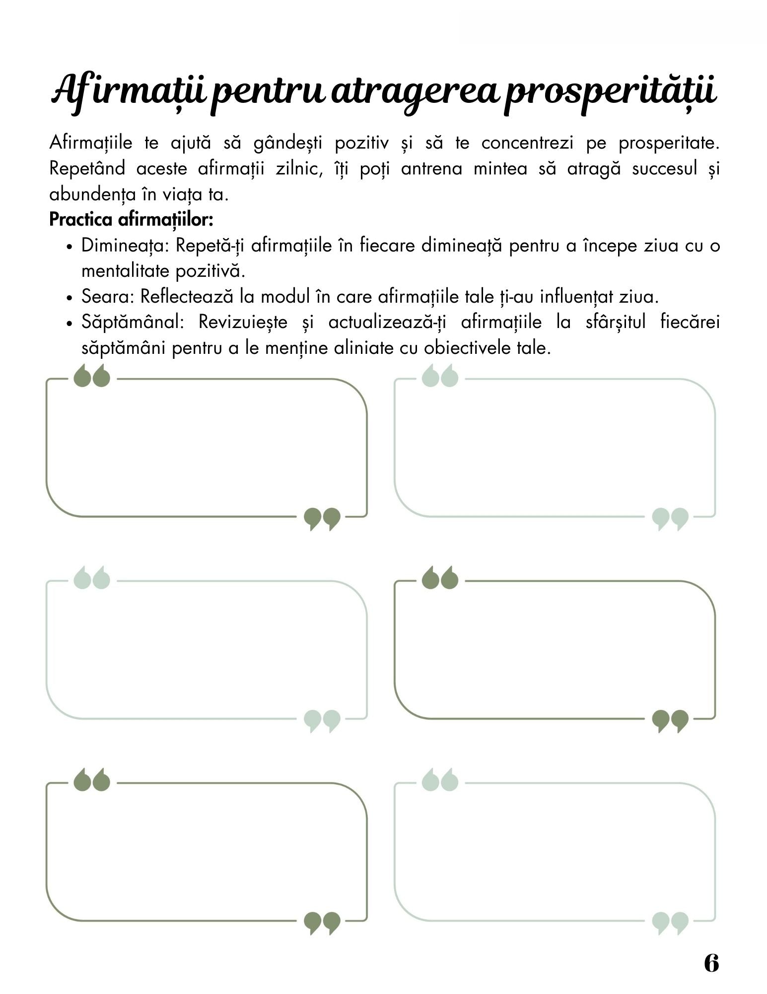 Interior Jurnalul de Manifestare a Abundenței PDF – exerciții practice pentru clarificarea dorințelor și schimbarea convingerilor limitative pentru o viață împlinită, cotomag.ro