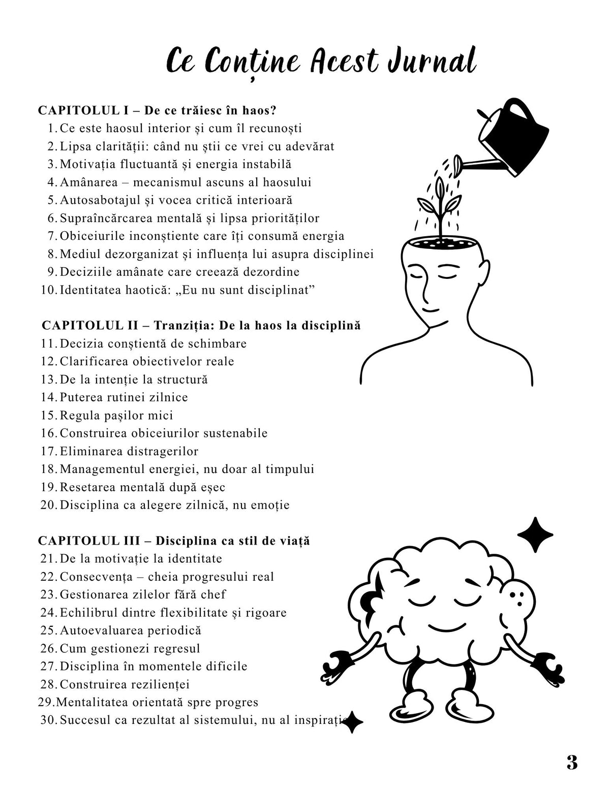 Interior Jurnalul Activează-ți Motivația PDF – exerciții și tehnici pentru disciplină și reducerea procrastinării, cotomag.ro