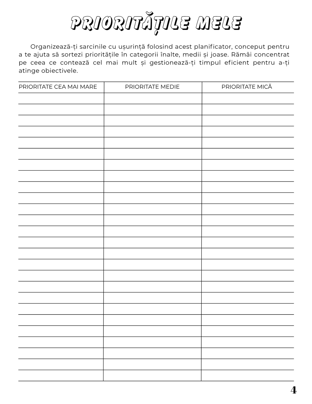 Interior Jurnalul Meu cu ADHD PDF – exerciții și întrebări pentru organizare mentală și valorificarea punctelor forte, cotomag.ro