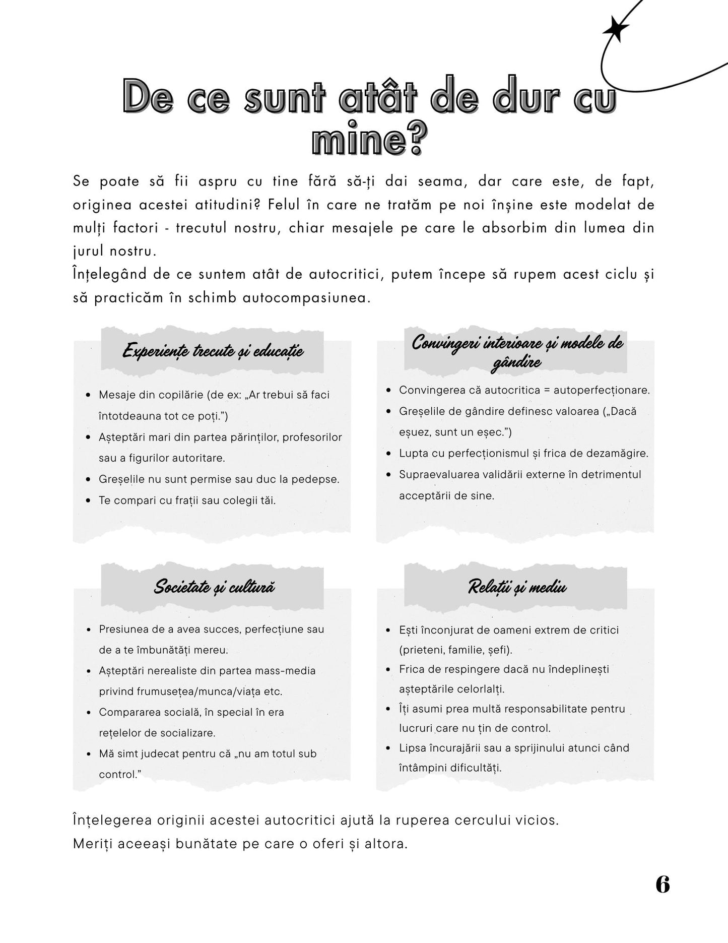Interior Jurnalul de Lucru PDF Eliberarea de Autoinvinovățire – exerciții practice pentru reducerea vinovăției și construirea blândeții și acceptării de sine, cotomag.ro