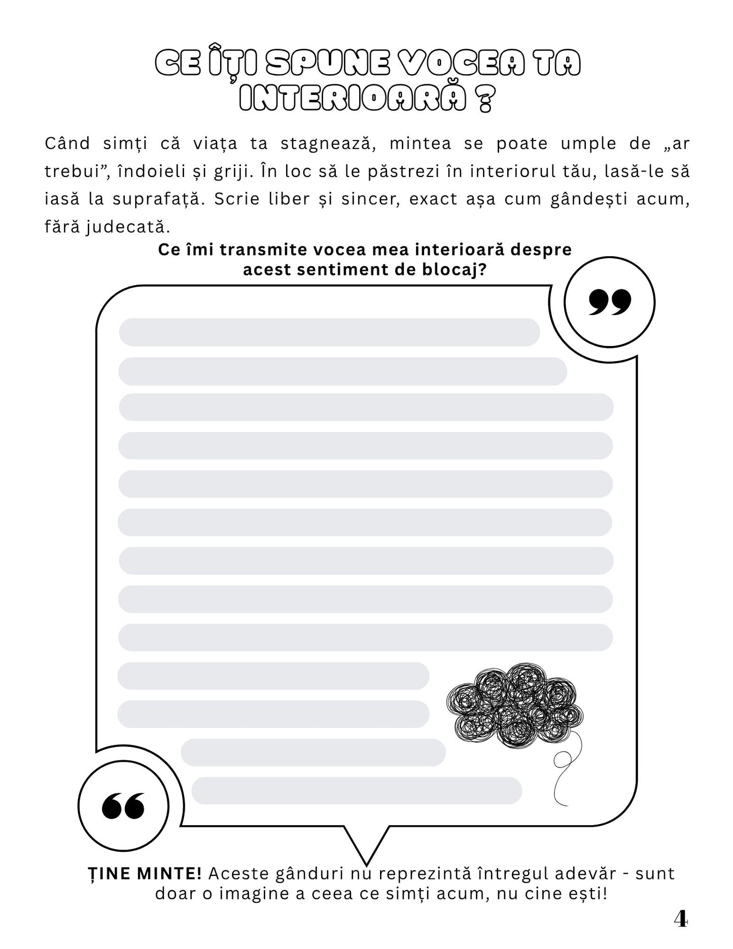 Interior Jurnalul Meu de Lucru PDF Redescoperă-ți Curajul – exerciții practice pentru depășirea blocajelor mentale și recăpătarea clarității și direcției în viață, cotomag.ro