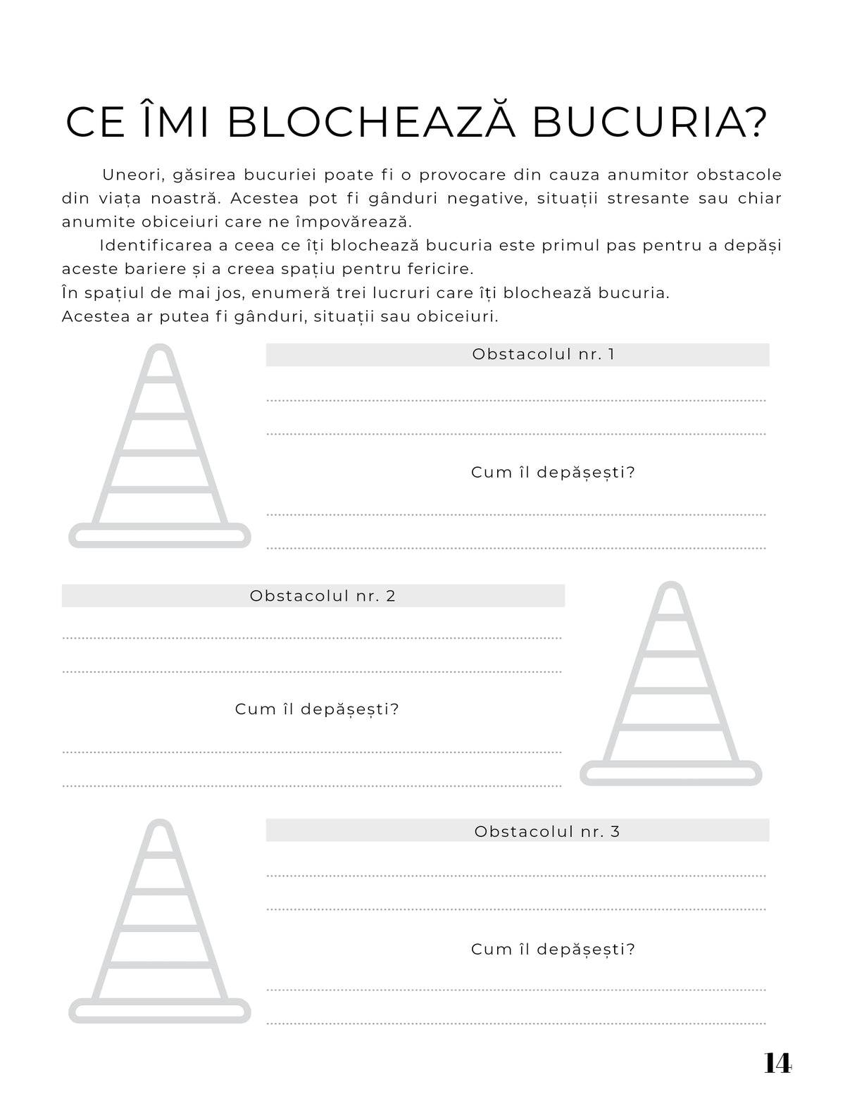 Interior Jurnalul Bucuriei PDF – exerciții și întrebări pentru recunoștință și schimbarea perspectivei, cotomag.ro