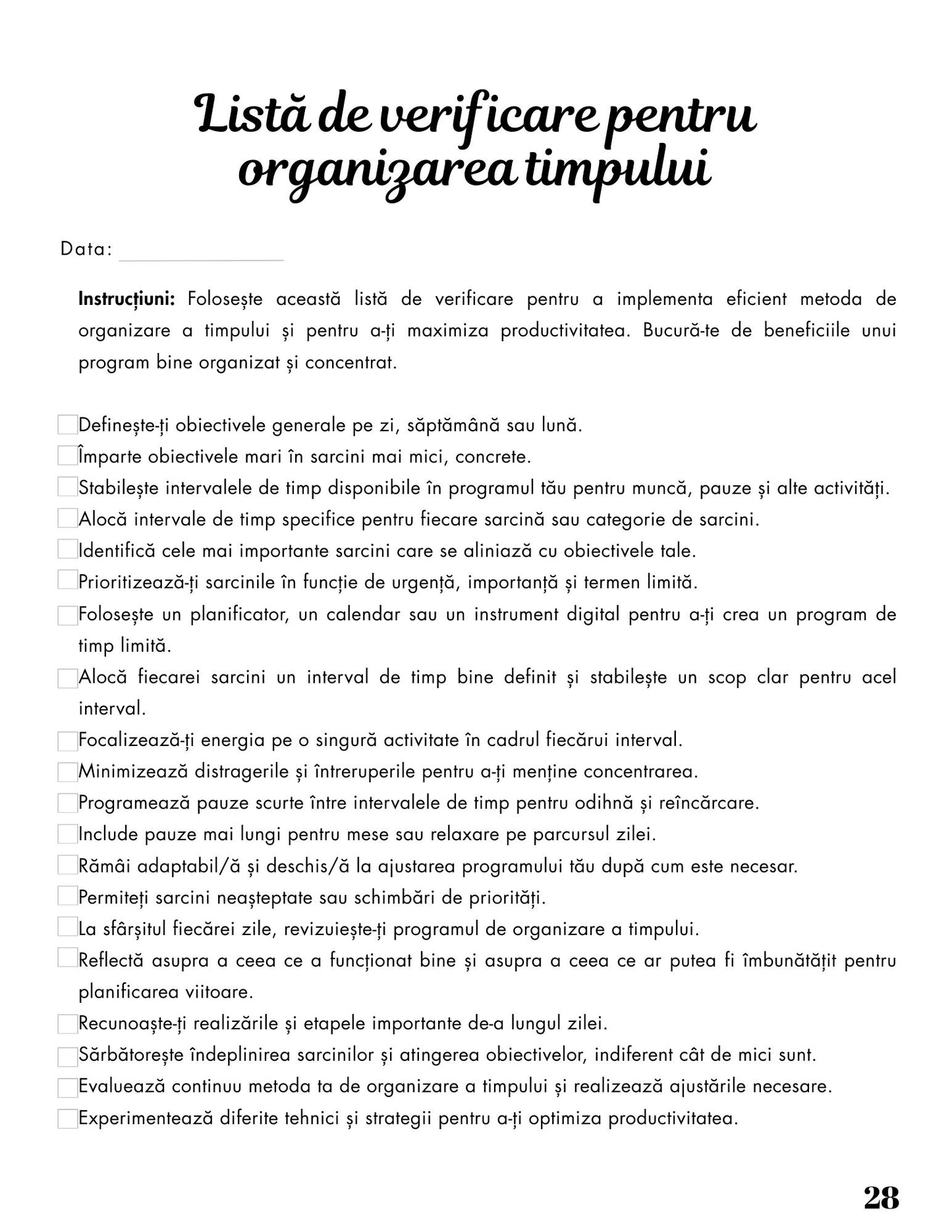 Interior Jurnalul Meu pentru Burnout PDF – exerciții practice pentru recunoașterea semnelor burnout-ului și reconstruirea echilibrului și energiei interioare, cotomag.ro