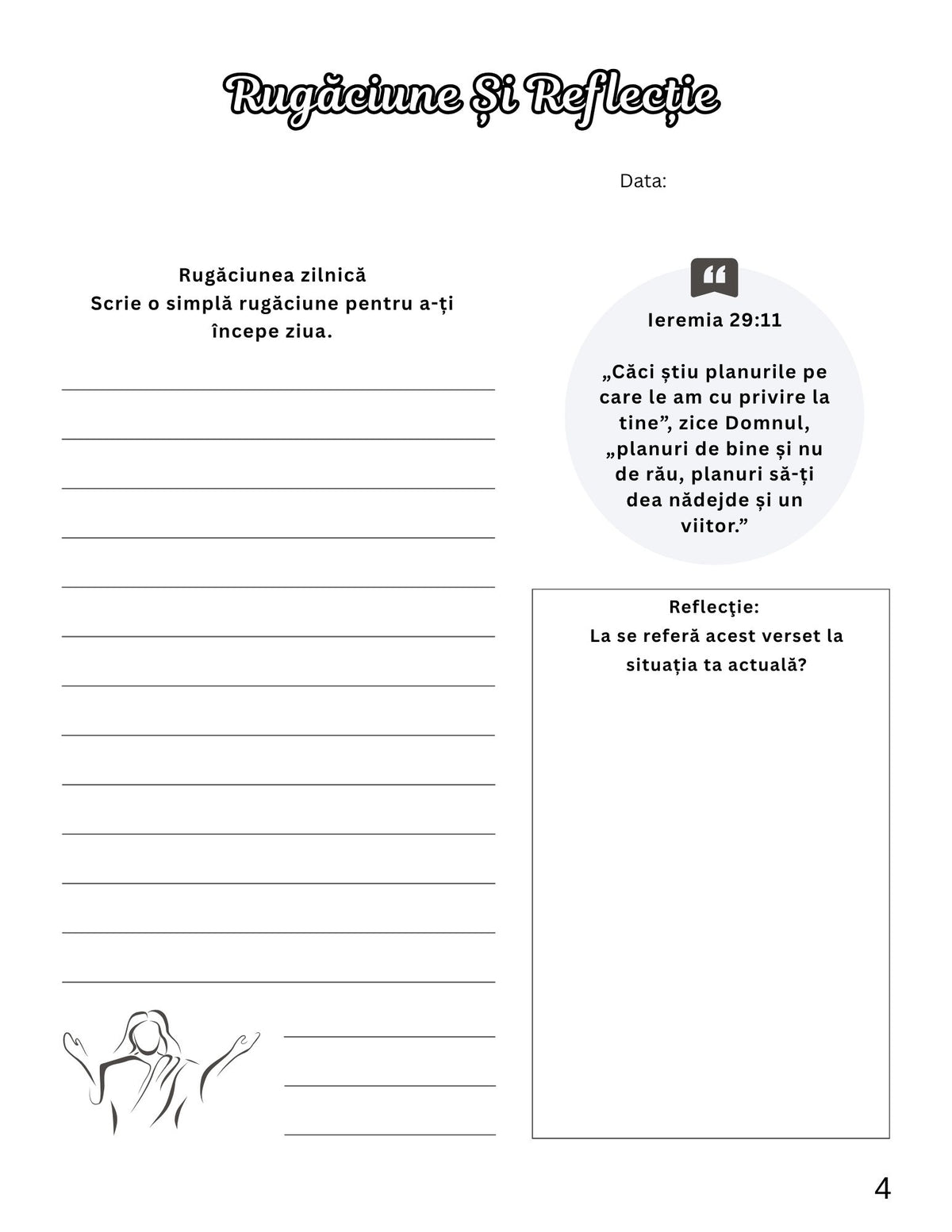 Interior Jurnalul Meu de Călătorie Spirituală PDF Semințele Credinței – exerciții și întrebări pentru reflecție spirituală și autocunoaștere, cotomag.ro