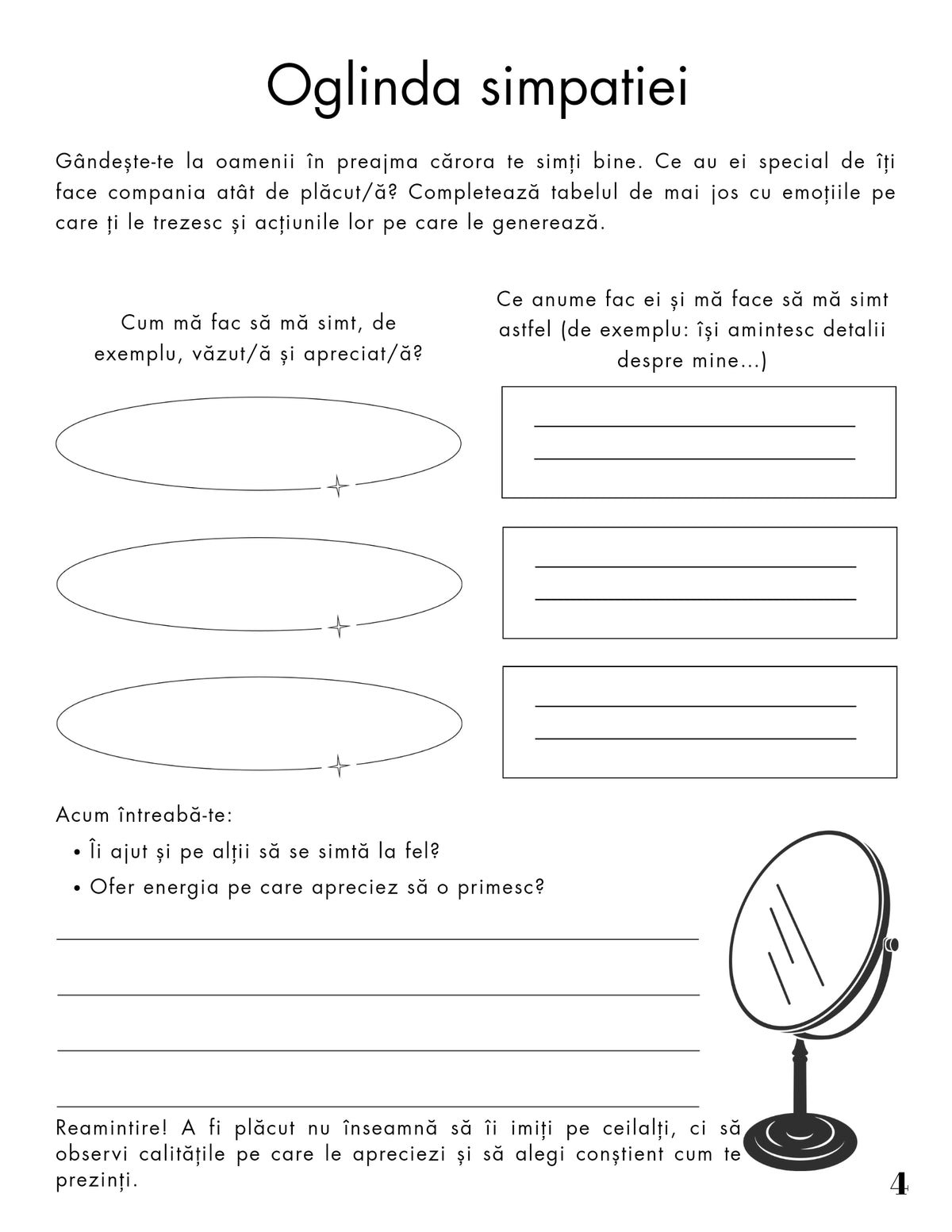 Interior Jurnalul pentru Dezvoltarea Comunicării și a Relațiilor PDF – exerciții pentru exprimare clară și ascultare activă, cotomag.ro
