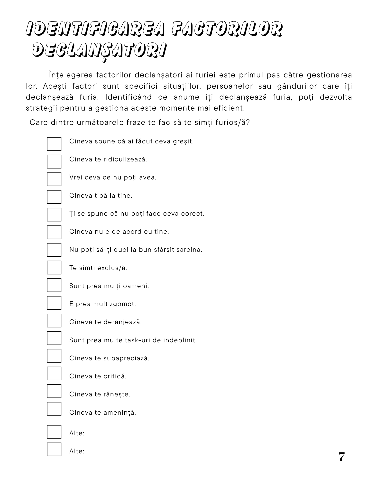 Interior Jurnalul Meu Personal Controlul Furiei PDF – exerciții practice pentru înțelegerea furiei și controlul reacțiilor impulsive pentru calm interior, cotomag.ro