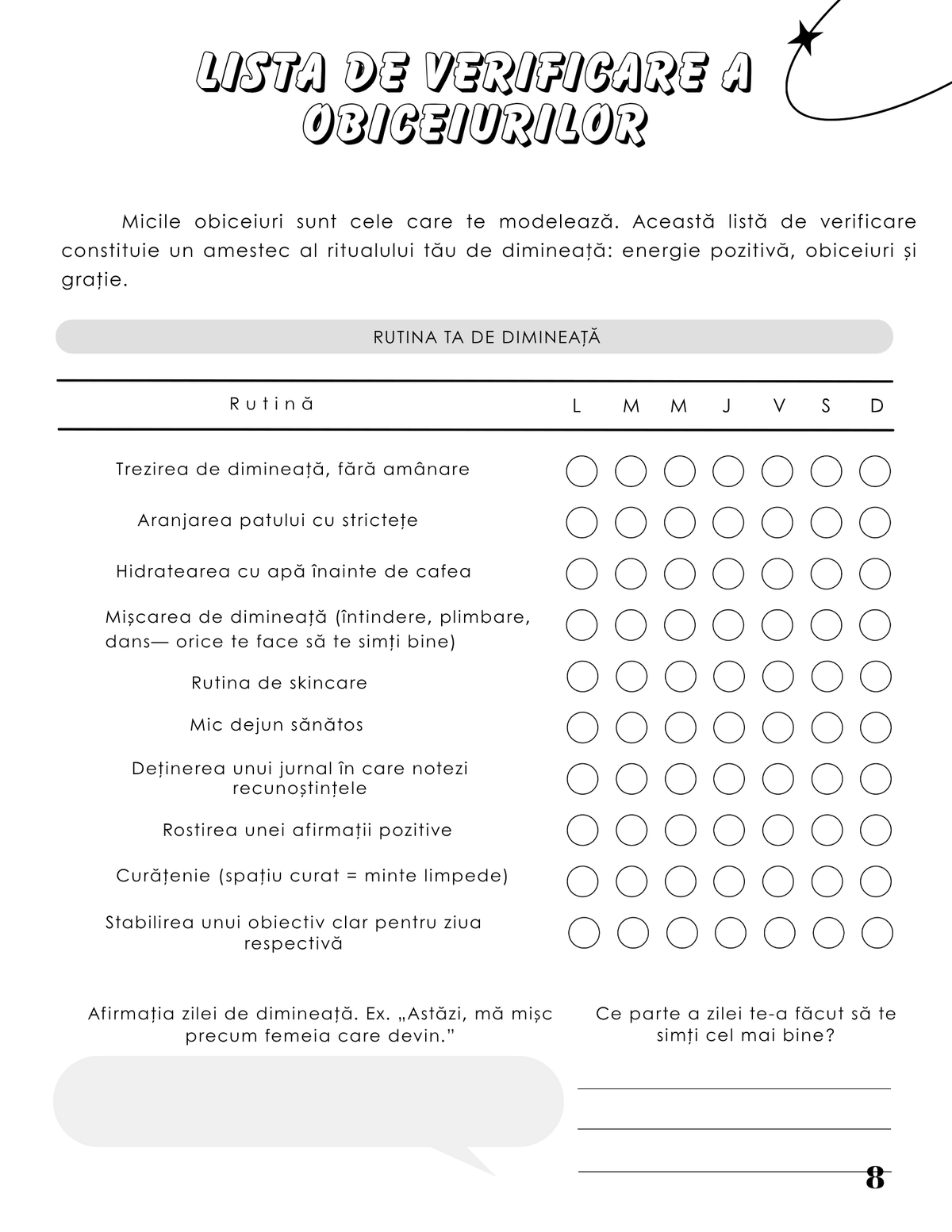 Interior Jurnalul unei Femei Valoroase PDF – exerciții și întrebări pentru iubire de sine și echilibru interior, cotomag.ro