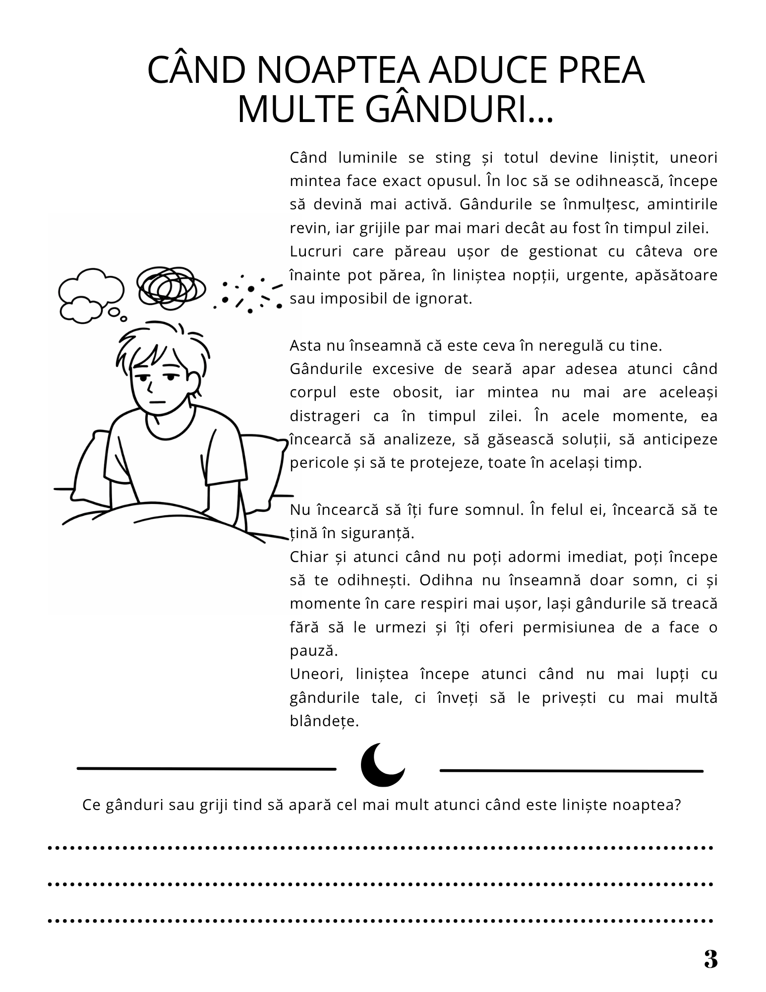 Interior Jurnalul Meu de Lucru PDF Gândurile care îmi fură somnul – exerciții și tehnici pentru liniștirea minții înainte de somn, cotomag.ro
