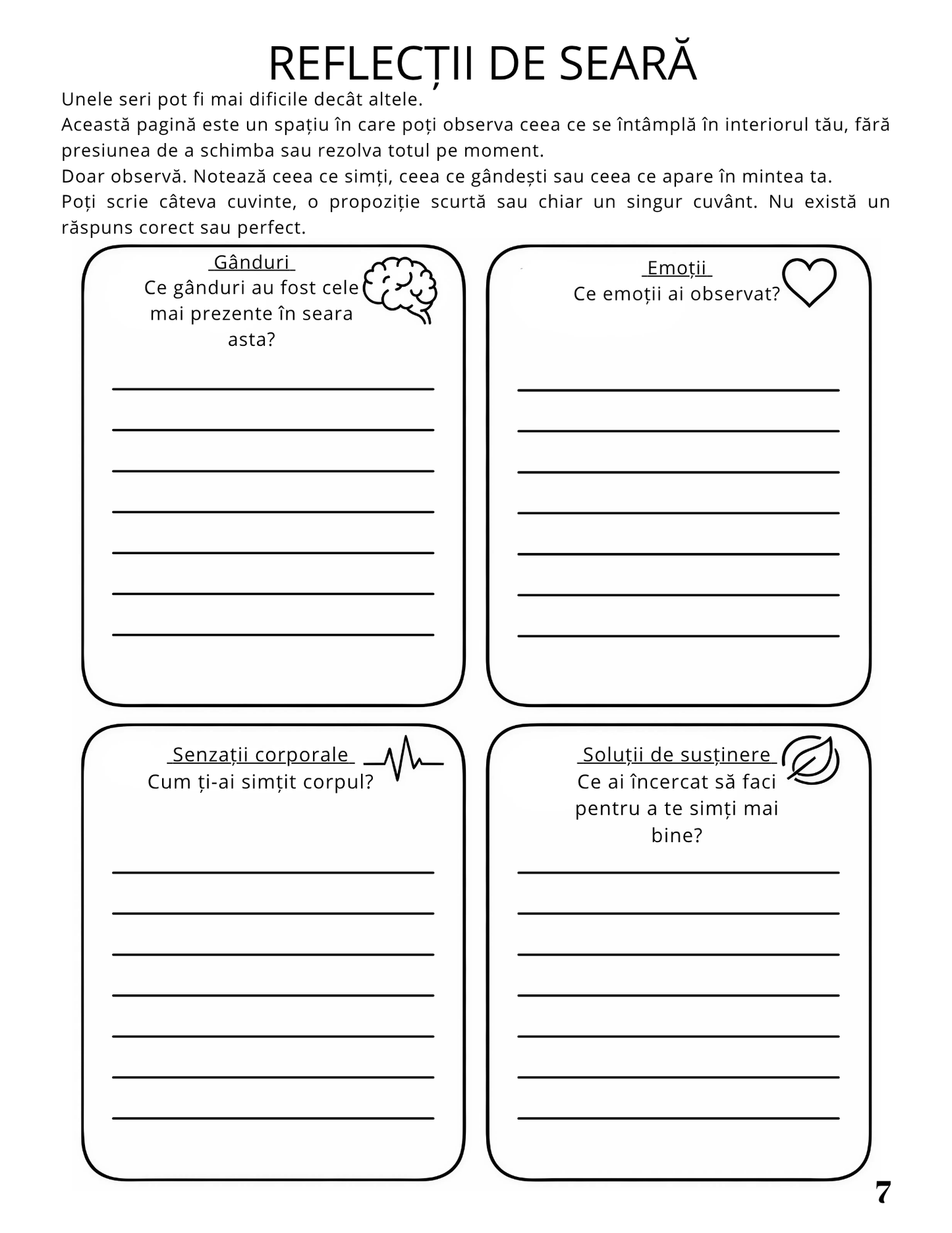 Interior Jurnalul Meu de Lucru PDF Gândurile care îmi fură somnul – exerciții și tehnici pentru liniștirea minții înainte de somn, cotomag.ro