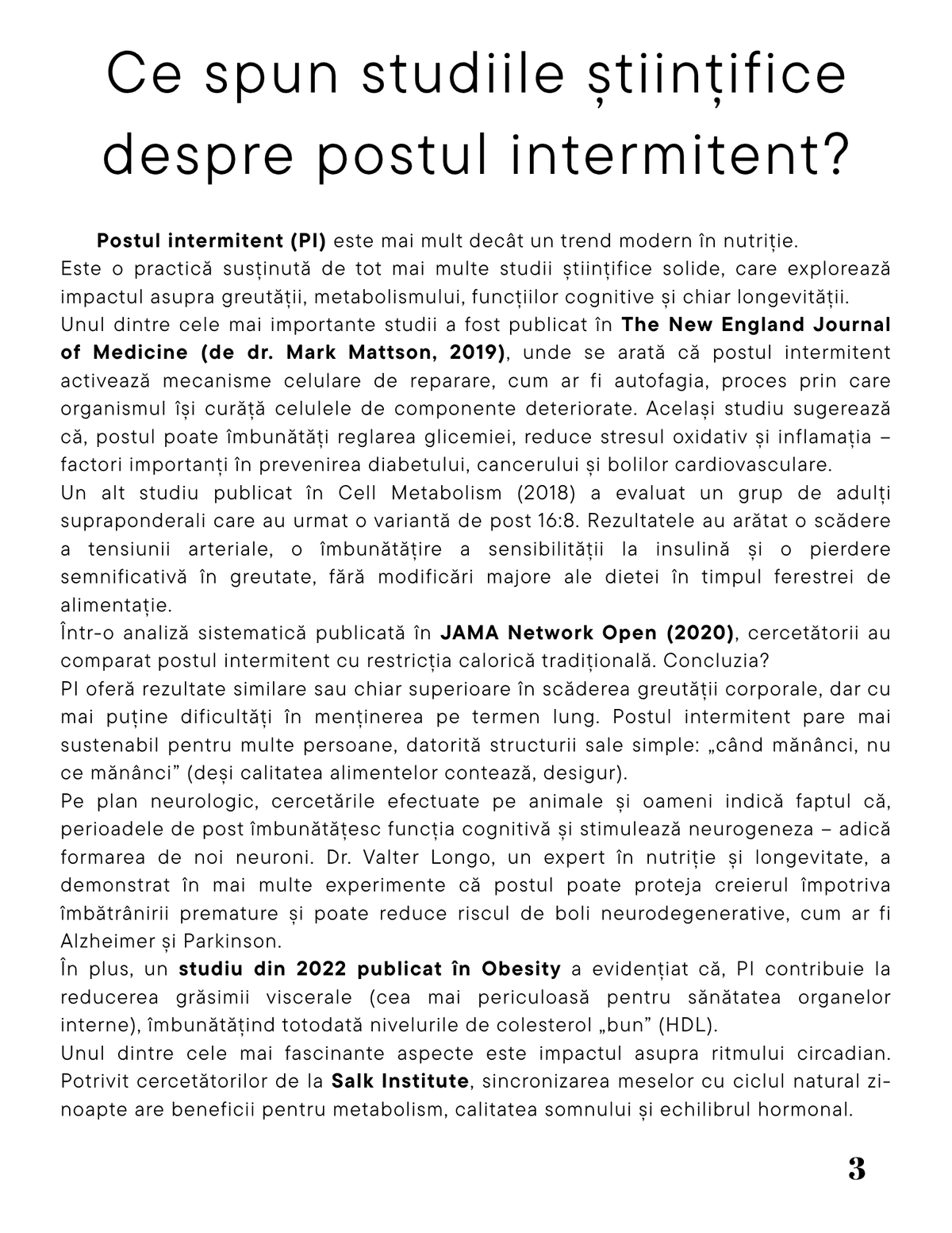 Interior Jurnalul Postului Intermitent PDF – planificare intervale de post și monitorizarea progresului, cotomag.ro