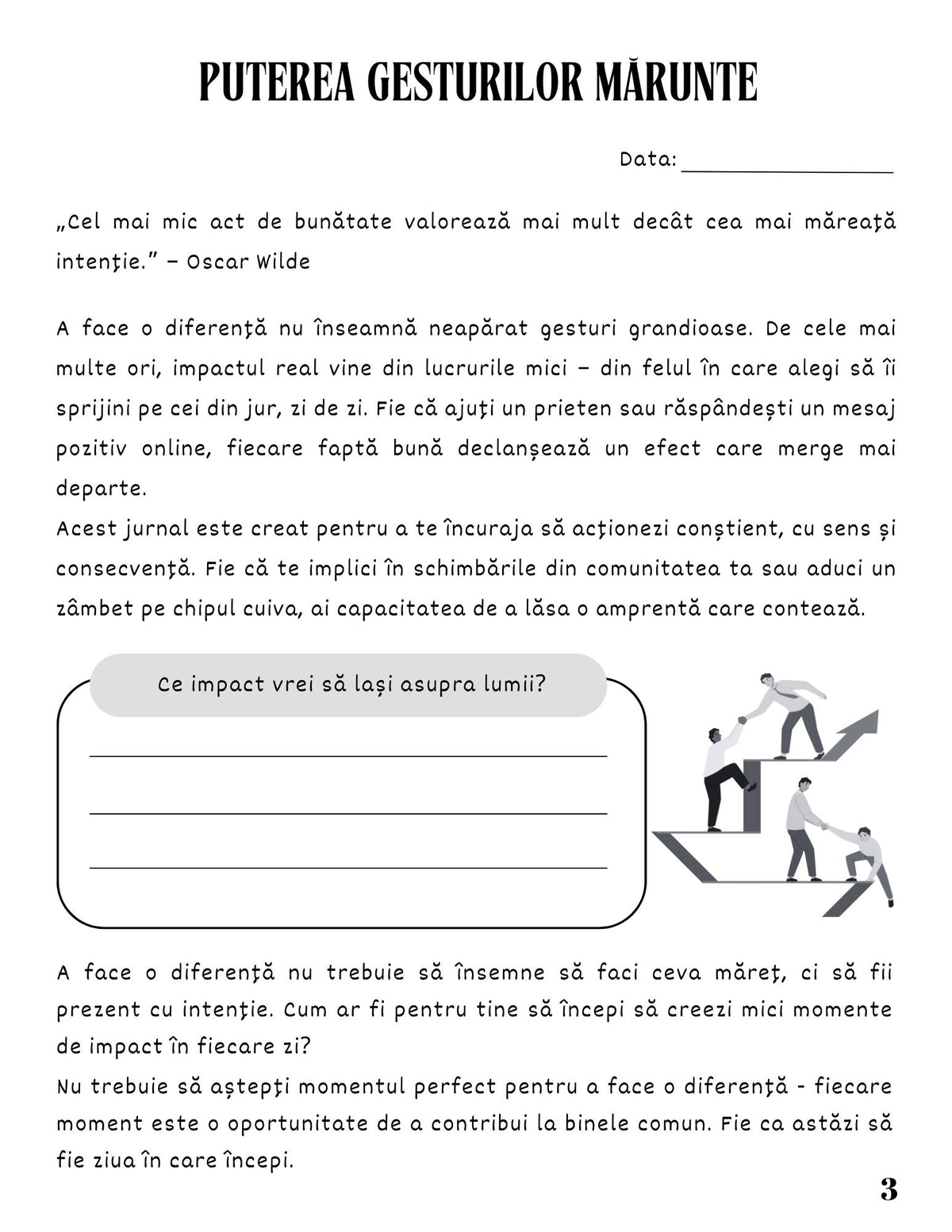 Interior Jurnalul Meu de Lucru PDF Puterea Exemplului Personal – exerciții și întrebări pentru conștientizare și asumarea responsabilității, cotomag.ro