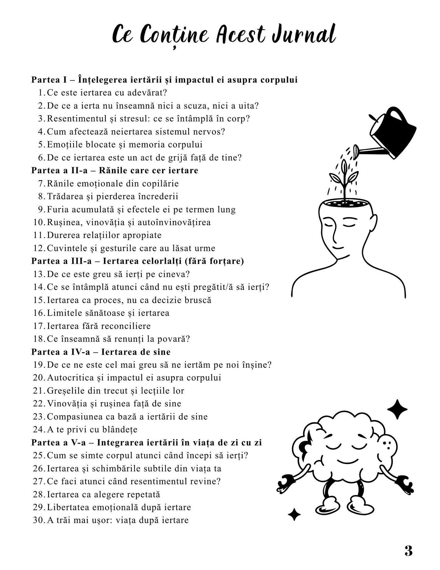 Interior Jurnalul Vindecării Mele PDF Puterea Iertării – exerciții și întrebări de reflecție pentru procesul de iertare, cotomag.ro