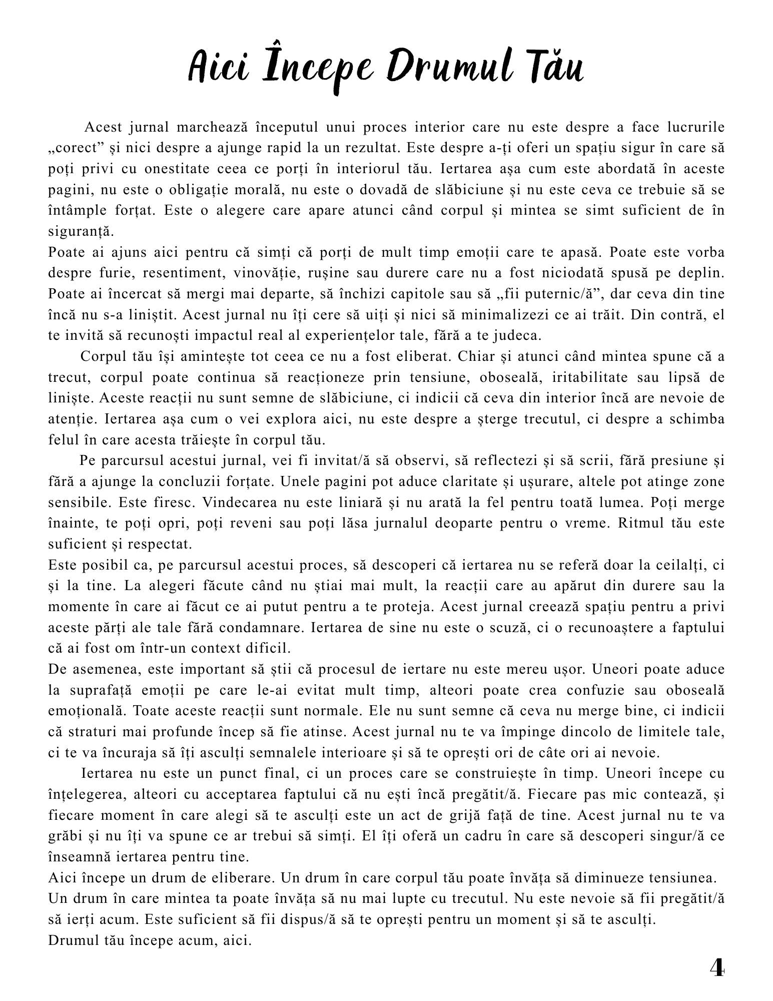 Interior Jurnalul Vindecării Mele PDF Puterea Iertării – exerciții și întrebări de reflecție pentru procesul de iertare, cotomag.ro