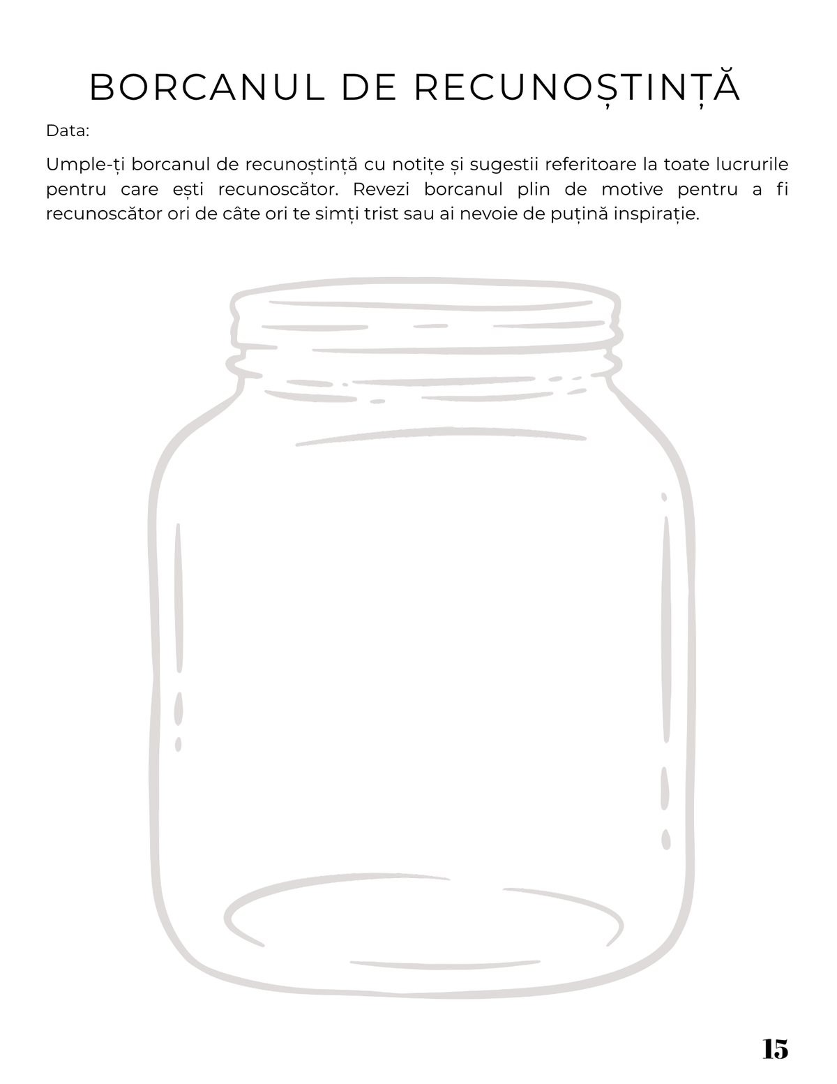 Interior Jurnalul de Recunoștință PDF – exerciții zilnice pentru recunoștință și bunăstare fizică și mentală, cotomag.ro