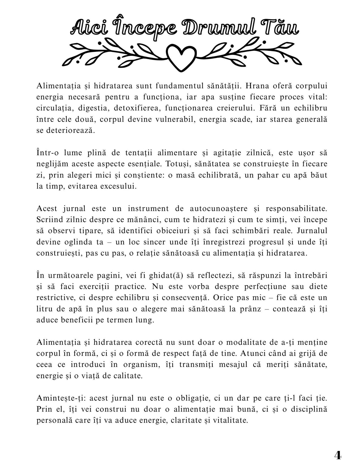 Interior Jurnalul Sănătății Mele PDF Alimentația – exerciții și teme despre nutrienți, alimentație conștientă și relația cu mâncarea, cotomag.ro
