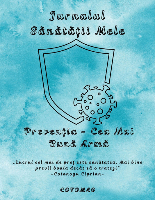 Jurnalul Sănătății Mele PDF – Prevenția, Cea Mai Bună Armă, caiet de lucru digital pentru conștientizare corporală și prevenție, cotomag.ro