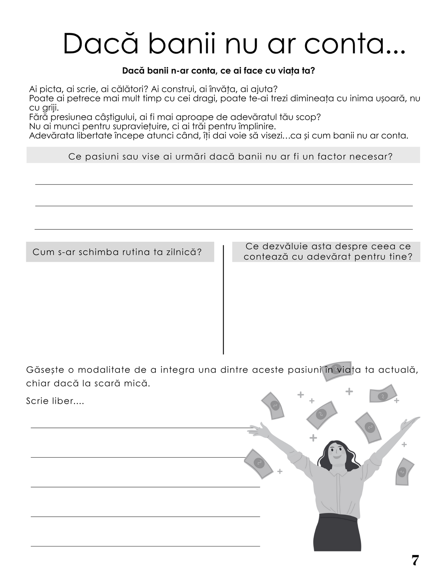 Interior Jurnalul Scopului Tău PDF – exerciții practice pentru descoperirea scopului personal și clarificarea valorilor și direcției în viață, cotomag.ro
