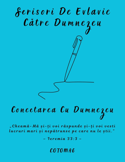 Jurnalul Scrisori de Evlavie către Dumnezeu PDF – Conectarea cu Dumnezeu, caiet de lucru digital pentru reflecție spirituală, cotomag.ro